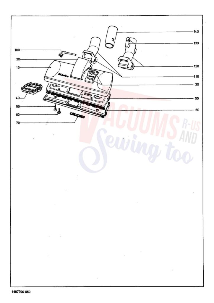 Miele S229I exploded schematic diagram (page 6)