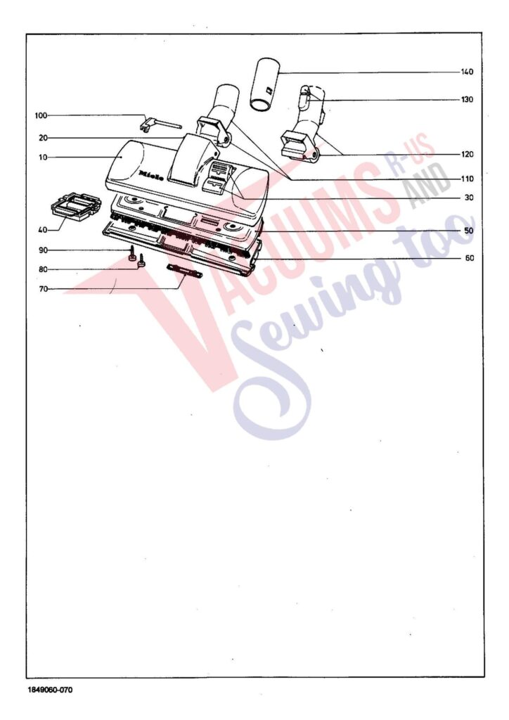 Miele S237I exploded schematic diagram (page 6)