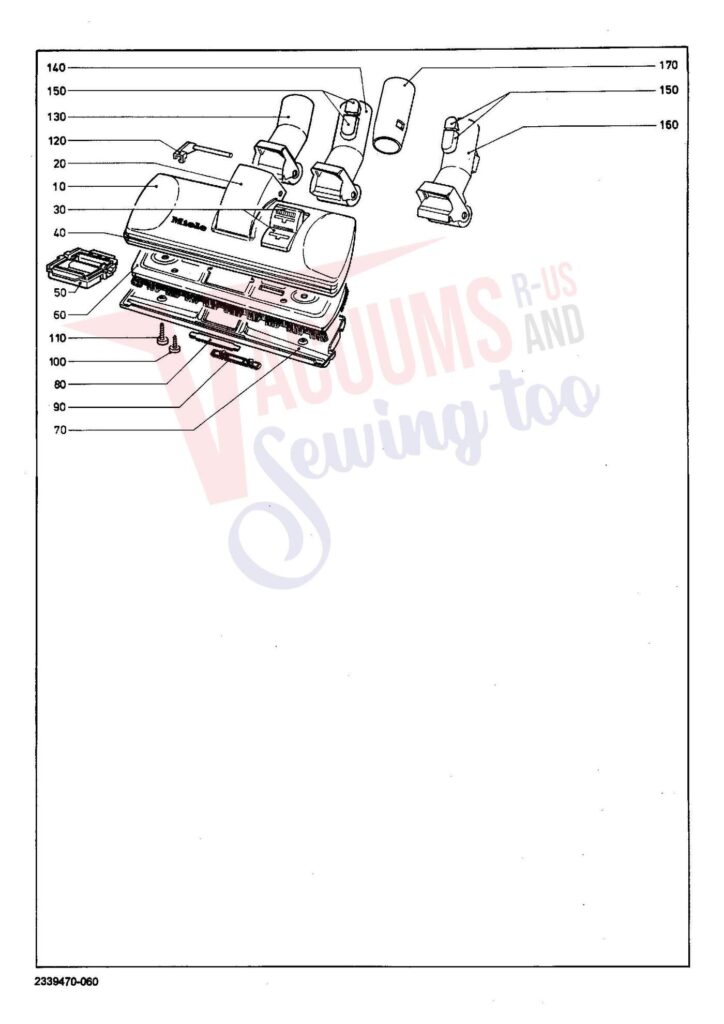 Miele S274I exploded schematic diagram (page 6)