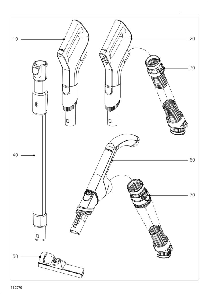 Miele SUFE0 exploded schematic diagram (page 6)