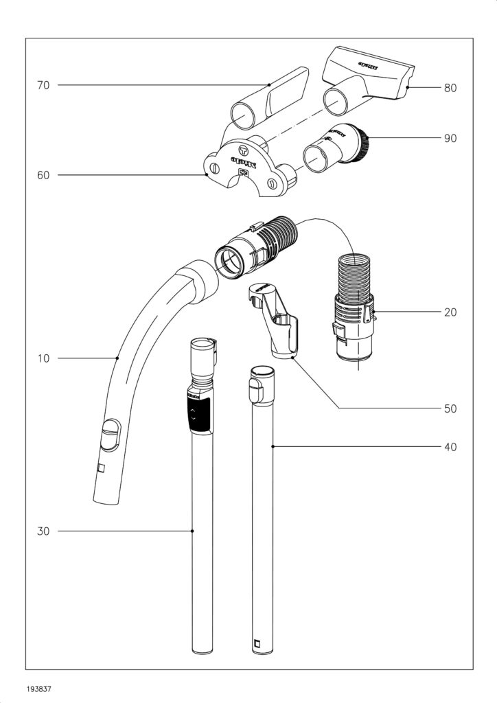 Miele STRF0 exploded schematic diagram (page 6)