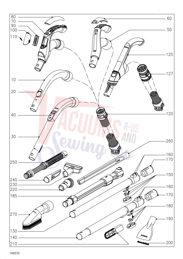 Miele SGSH2 exploded schematic diagram (page 6)