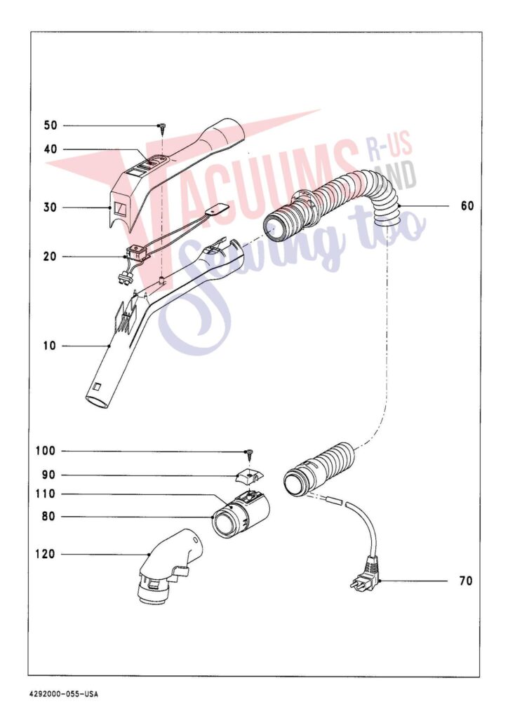 Miele S314I exploded schematic diagram (page 6)