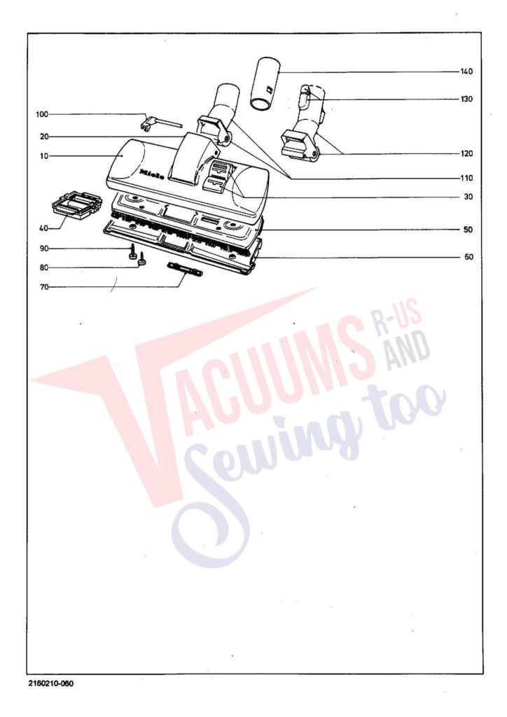 Miele S229 exploded schematic diagram (page 6)