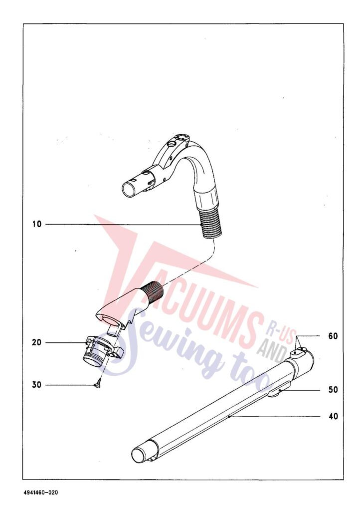 Miele S456I exploded schematic diagram (page 6)