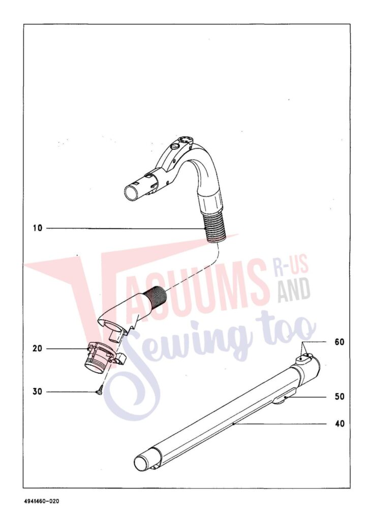 Miele S356I exploded schematic diagram (page 6)
