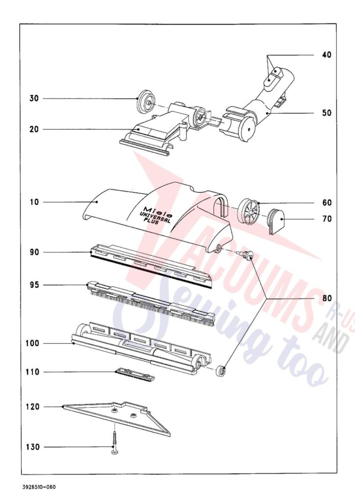Miele S434I exploded schematic diagram (page 6)