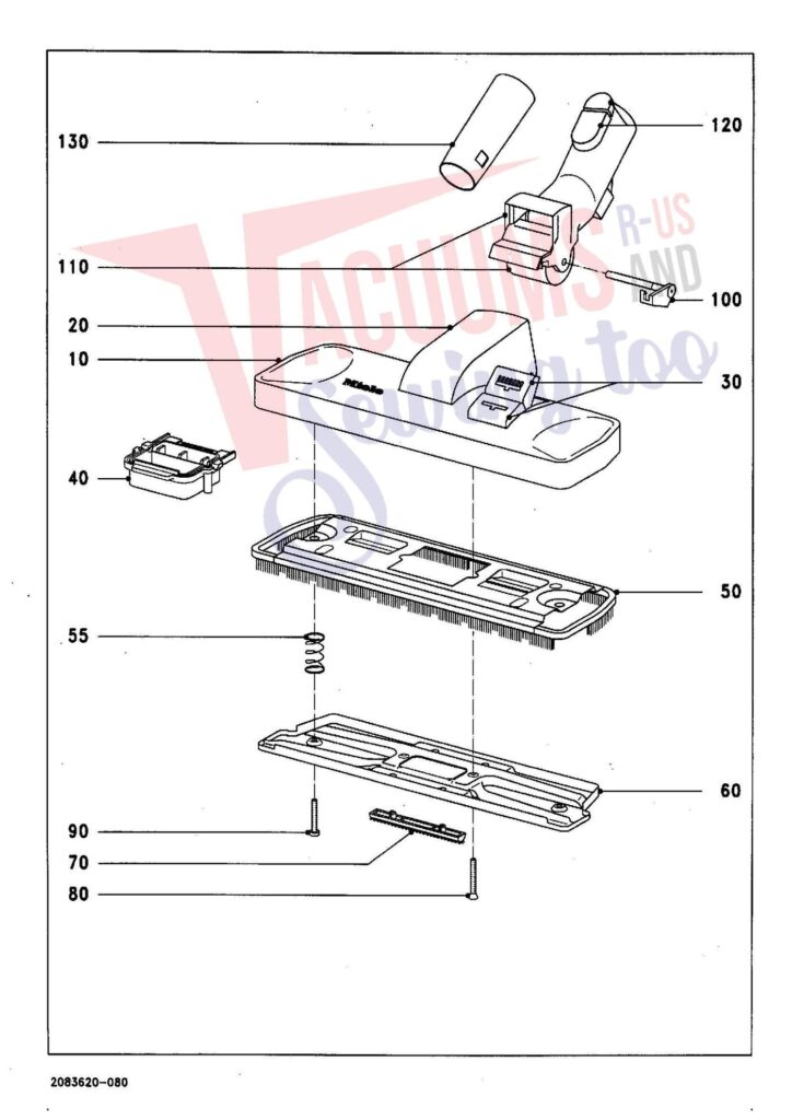 Miele S276I exploded schematic diagram (page 7)