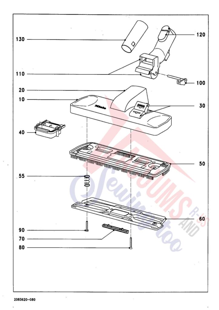 Miele S274I exploded schematic diagram (page 7)