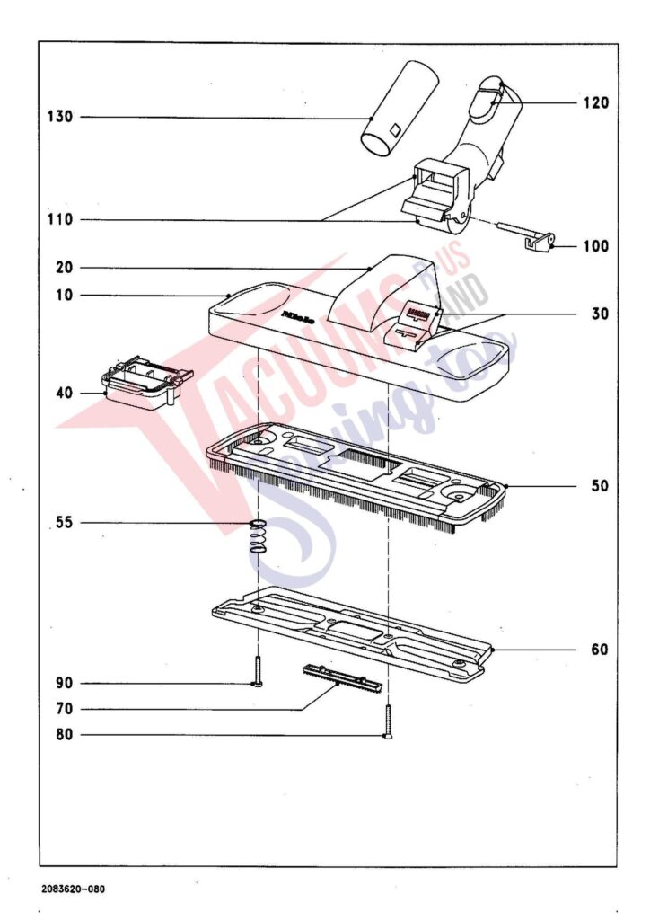 Miele S271I exploded schematic diagram (page 7)