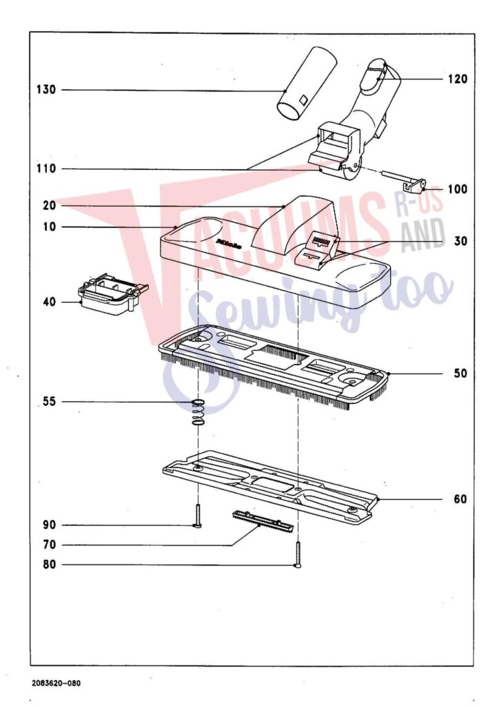 Miele S249I exploded schematic diagram (page 7)