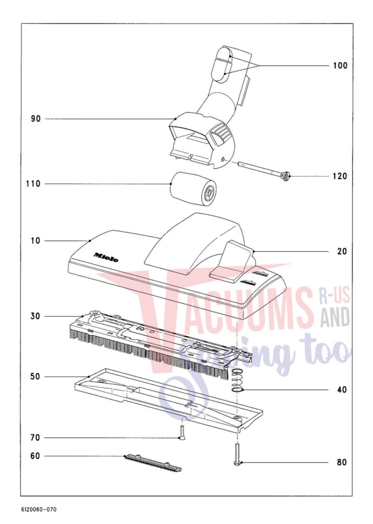 Miele S246I exploded schematic diagram (page 7)
