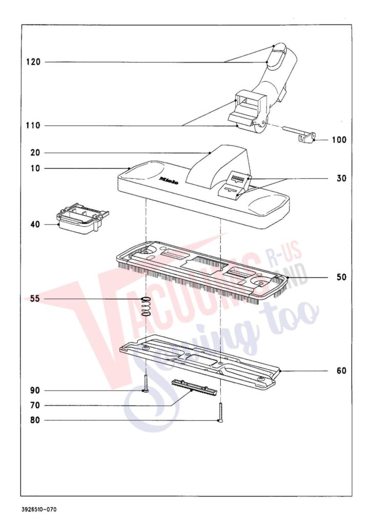 Miele S324I exploded schematic diagram (page 7)
