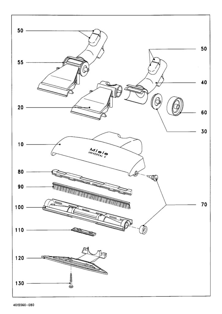 Miele S434I exploded schematic diagram (page 9)