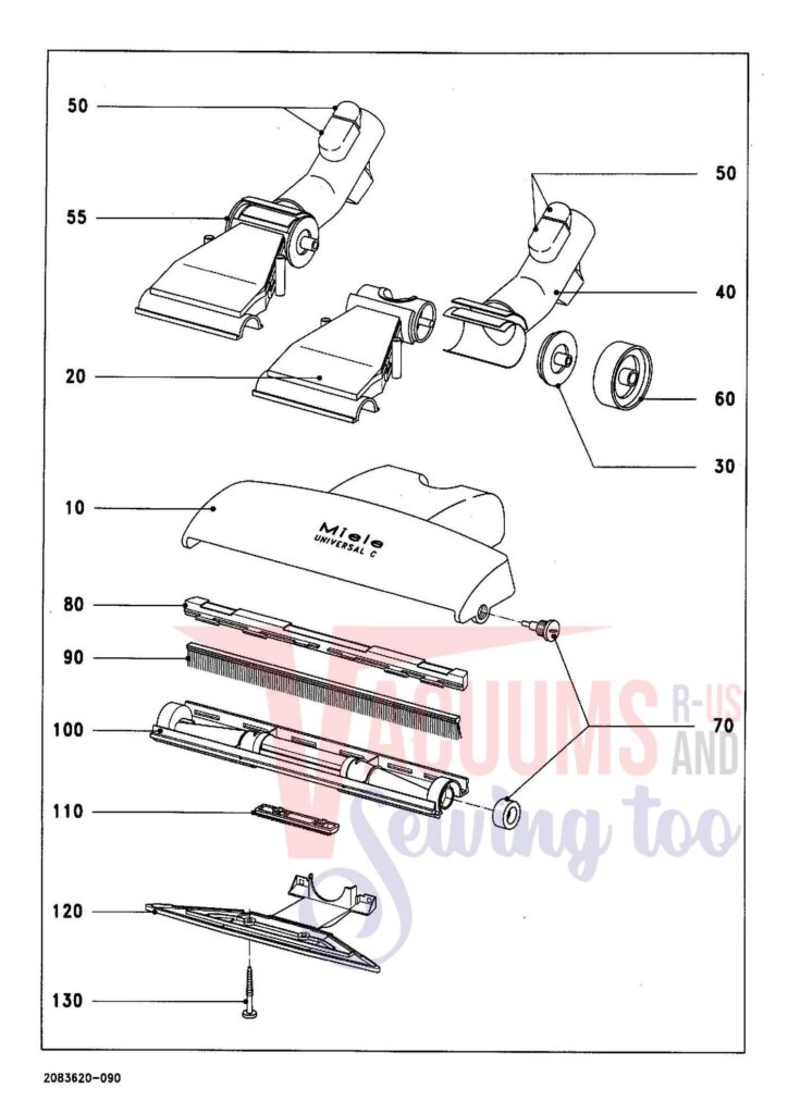 Miele S269I exploded schematic diagram (page 9)