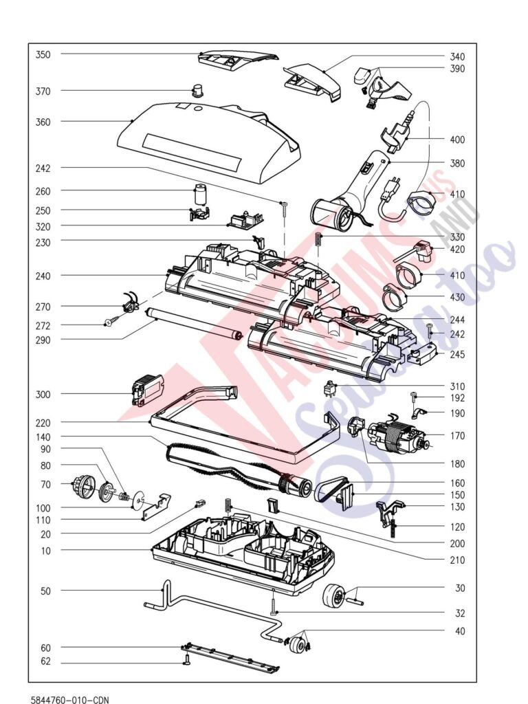 Miele S524 schematic page 9 preview