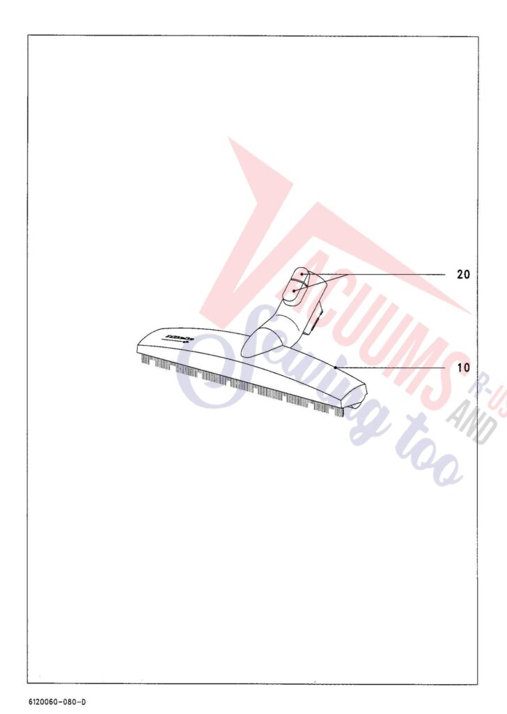 Miele S2121 exploded schematic diagram (page 9)