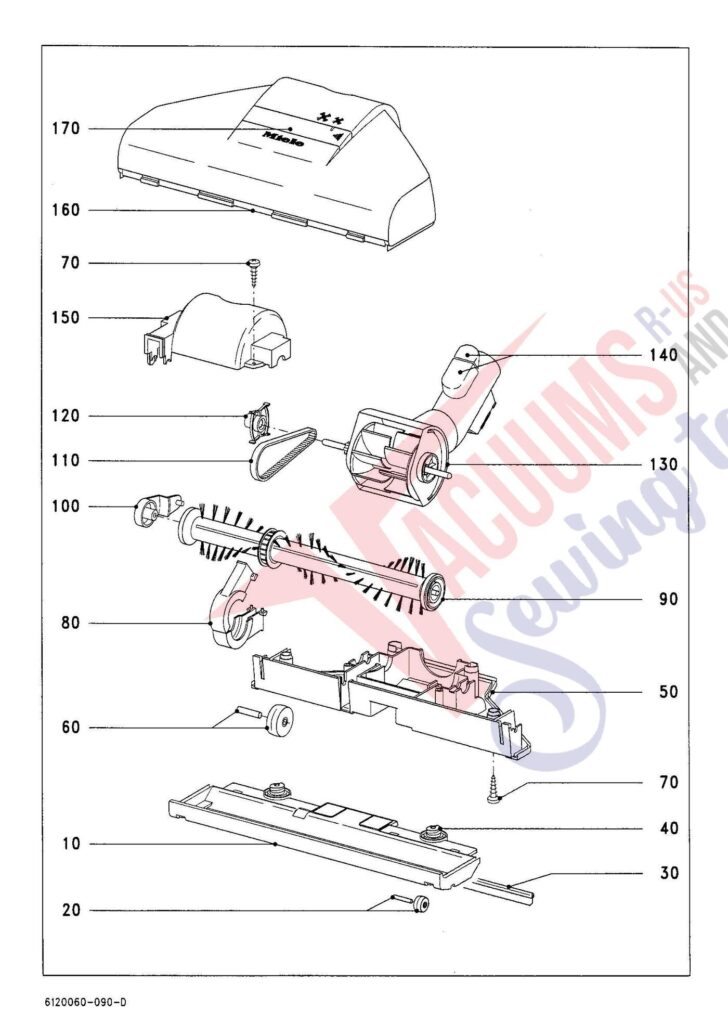 Miele SCCF3 exploded schematic diagram (page 11)