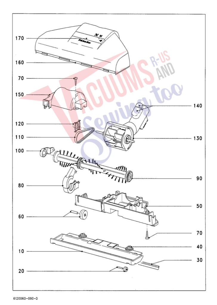 Miele SCBE1 exploded schematic diagram (page 11)