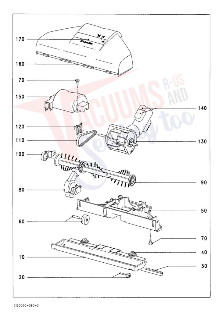 Miele SCBF3 exploded schematic diagram (page 11)