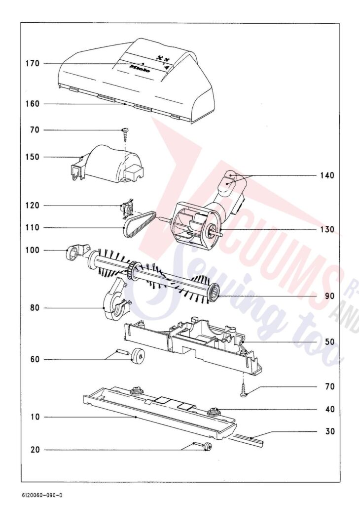 Miele SCAG2 exploded schematic diagram (page 11)