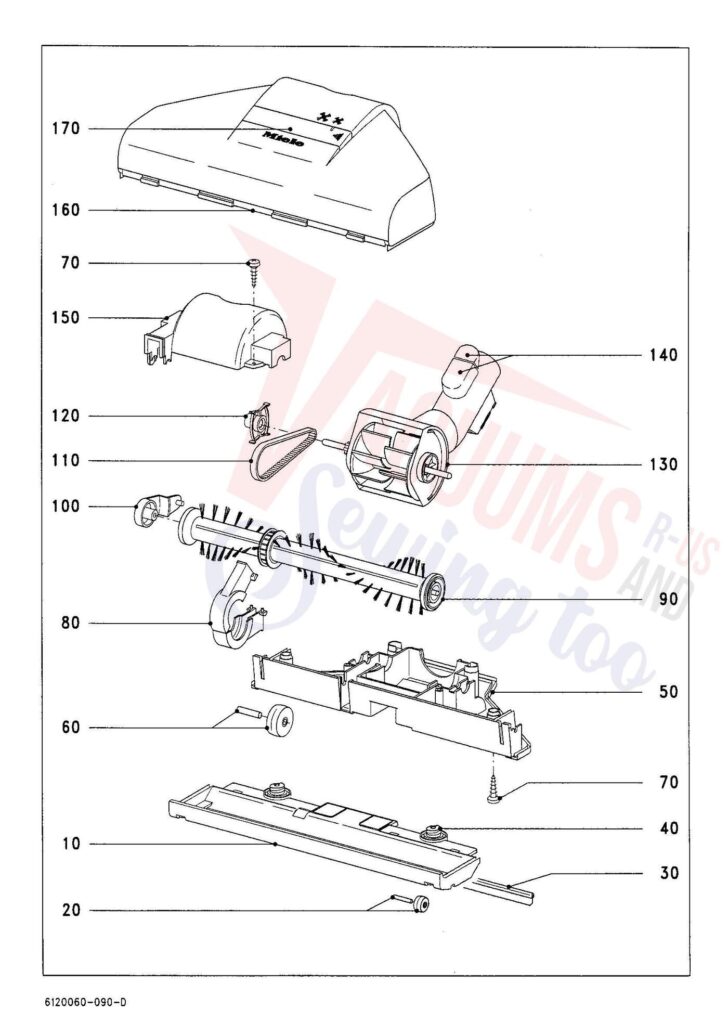Miele SCCG1 exploded schematic diagram (page 11)