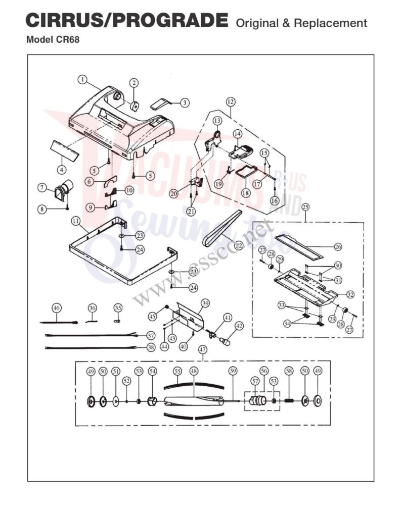 Cirrus CR68 exploded schematic diagram (page 2)