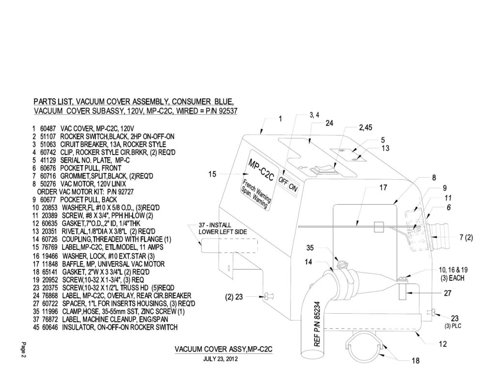 mp-2c2 exploded schematic diagram (page 3)
