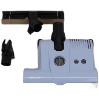 AIRBELT K3 Premium, with dual-control handle, ET-1, and parquet brush pastel (blue)