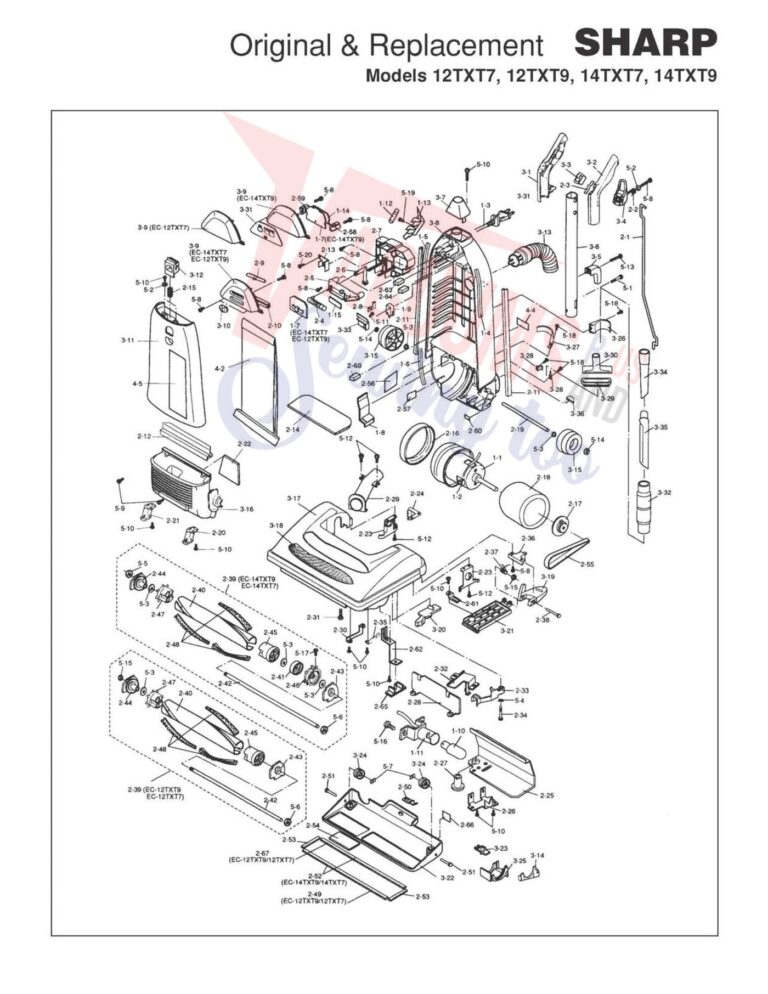 Sharp 12txt7 schematic page 1 preview