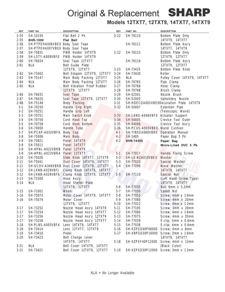 Sharp 12txt7 exploded schematic diagram (page 2)