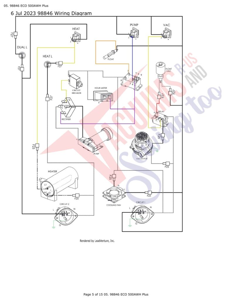 Tornado 98846 exploded schematic diagram (page 2)