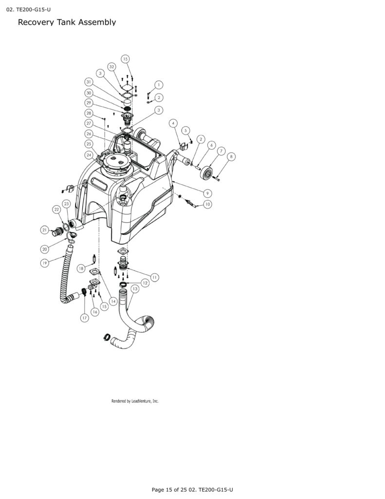 Tornado TE200-G15-u exploded schematic diagram (page 7)