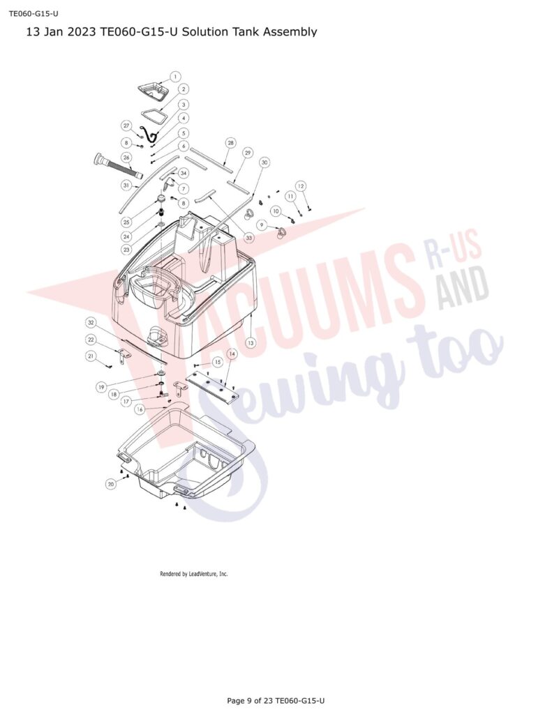 Tornado TE60-G15-U exploded schematic diagram (page 4)