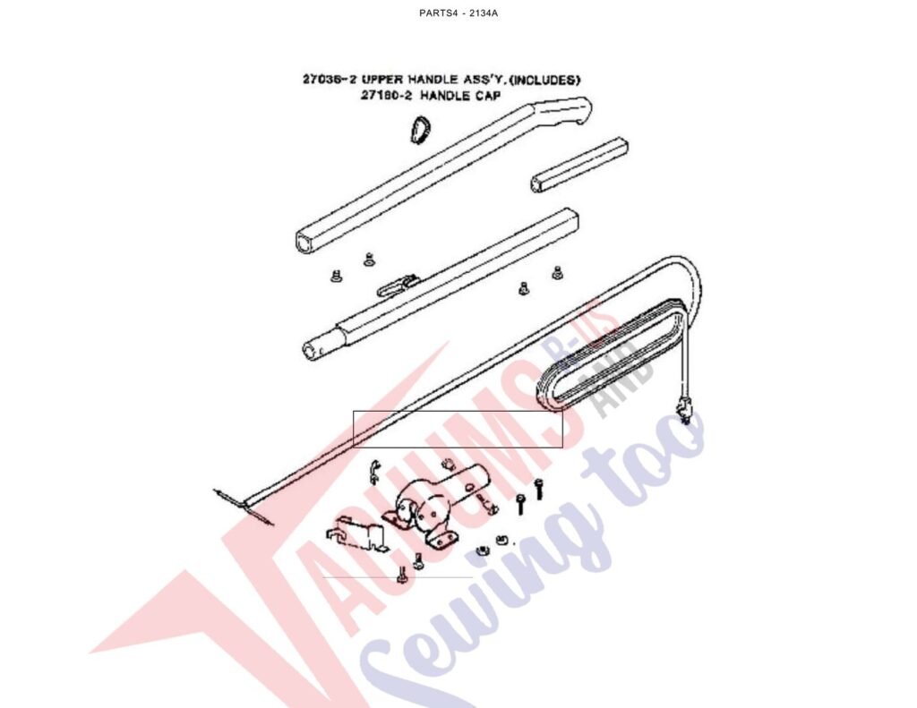 Eureka 2134A exploded schematic diagram (page 3)