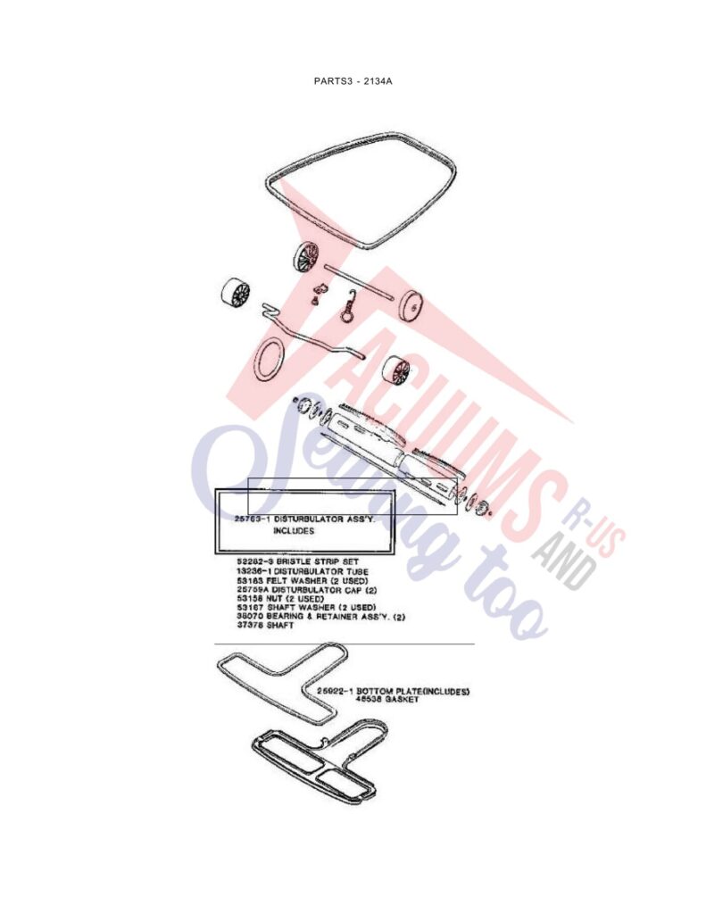 Eureka 2134A exploded schematic diagram (page 4)