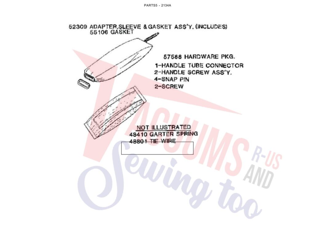 Eureka 2134A exploded schematic diagram (page 5)