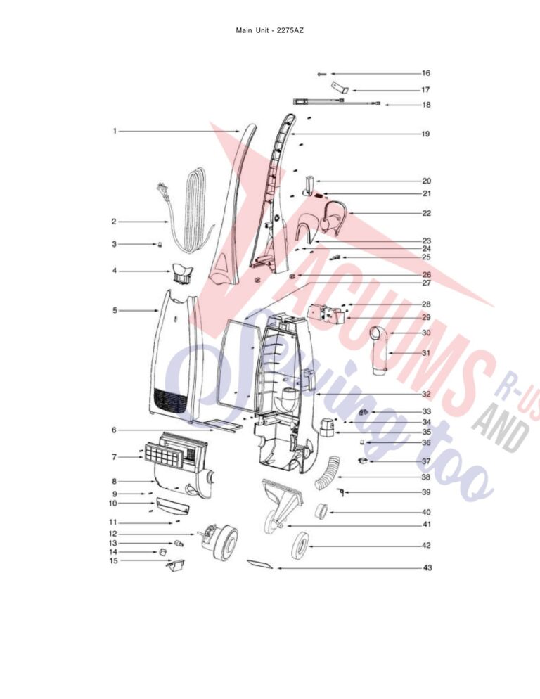 Eureka 2275AZ schematic page 1 preview