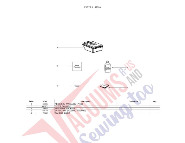 Eureka 2576A schematic page 4 preview