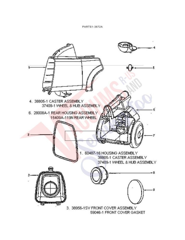 Eureka 3672B schematic page 1 preview
