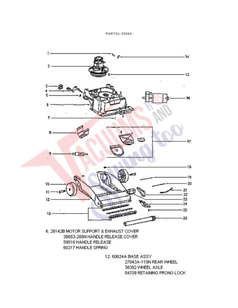 Eureka 2565A schematic page 1 preview