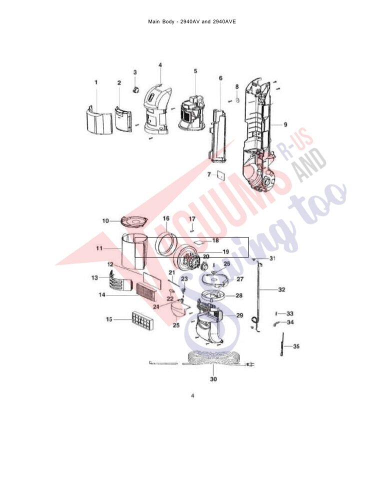 Eureka 2940AV schematic page 1 preview