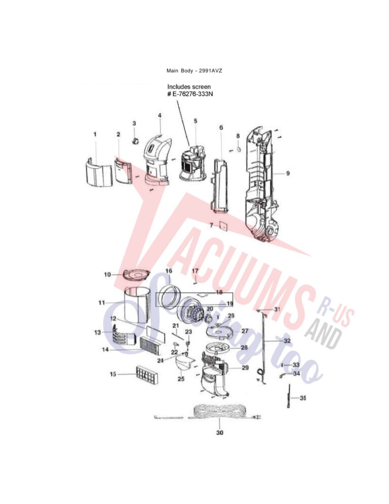 Eureka 2991AVZ schematic page 2 preview