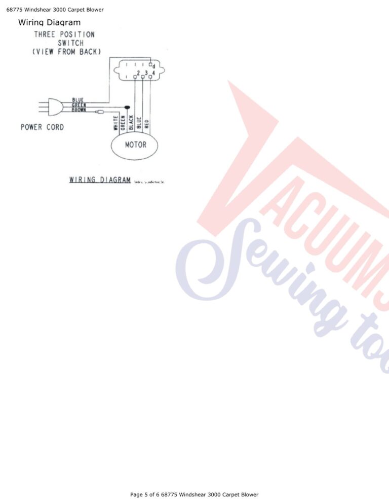Tornado 68775 Windsheer 3000 schematic page 2 preview
