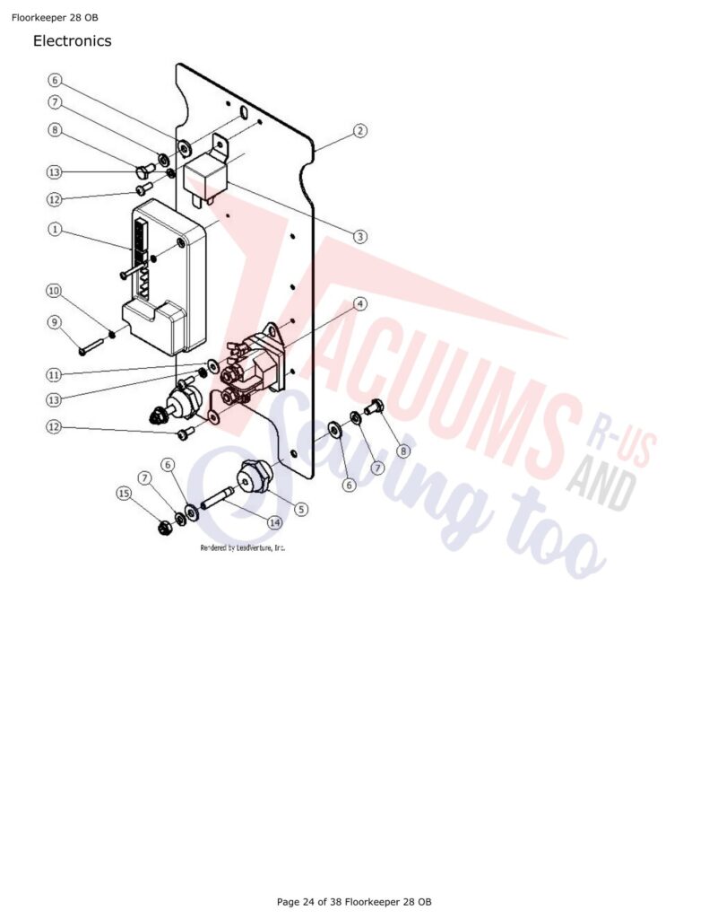 Tornado floorkeper 28 exploded schematic diagram (page 2)