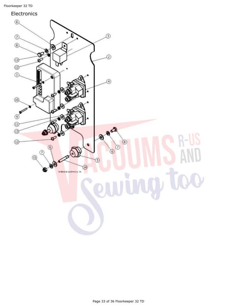 Tornado 32 td exploded schematic diagram (page 5)
