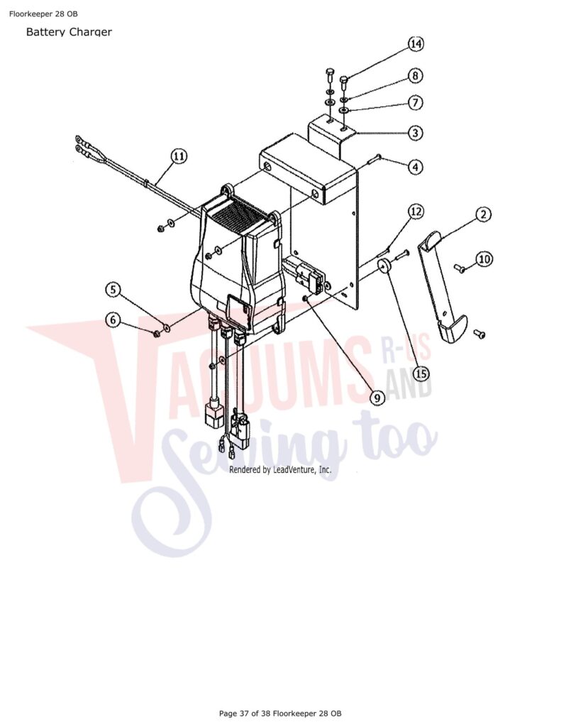 Tornado floorkeper 28 exploded schematic diagram (page 7)