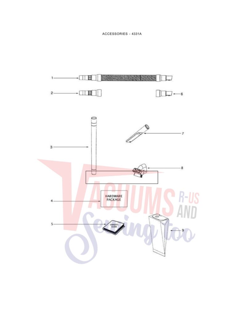 Eureka 4331A exploded schematic diagram (page 3)
