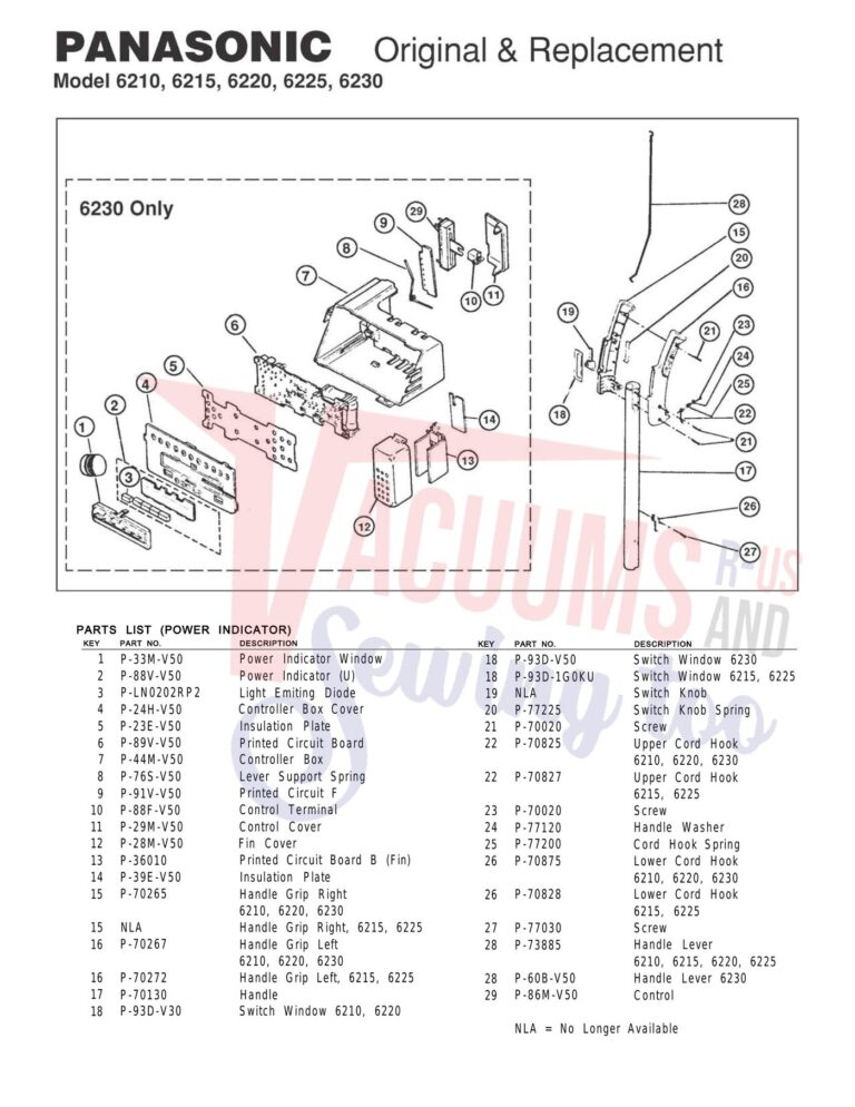 Panasonic 6210 schematic page 3 preview