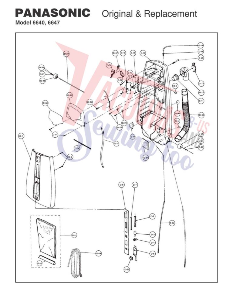 Panasonic 6640 schematic page 1 preview